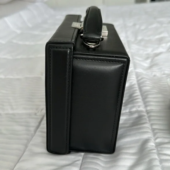 MARK CROSS Grace bag black smooth leather with grommets. Most wanted MC bag! - Picture 4 of 7